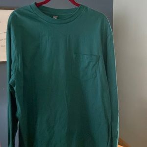 Lands End Large long sleeve shirt with pocket